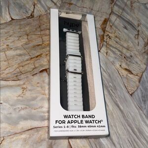 Hype White Apple Watch Band